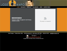 Tablet Screenshot of joseocampo.com